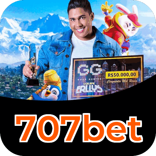 Passo a passo visual mostrando processo de download e instalação do aplicativo 707bet